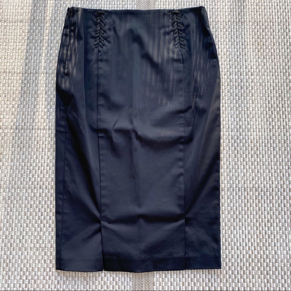 Mango Dresses & Skirts - MNG // Plain Black Knee Length Pencil Skirt